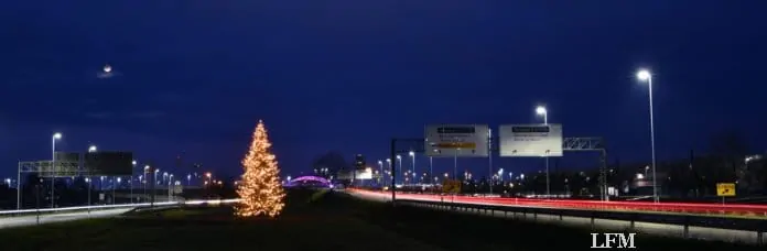 Weihnachtsbaum am Flughafen München
