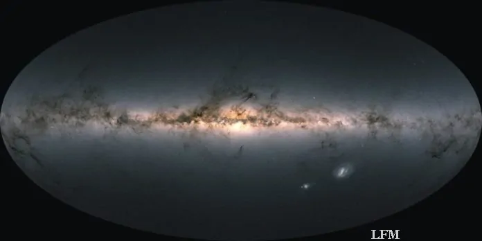 Gaia-Abbildung der Milchstraße