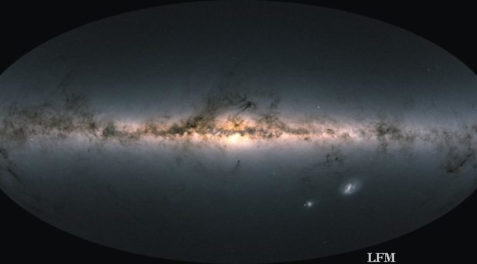 Milchstraße in 3D: Gaia erstellt neuen Sternenkatalog Gaia-Abbildung der Milchstraße