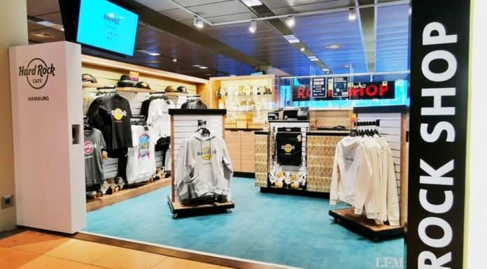 Hamburg Airport: Hard Rock Cafe eröffnet Pop-Up Shop Hard Rock Cafe am Hamburg Airport