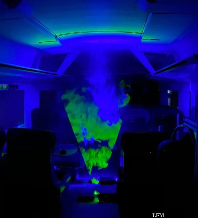 Laser-Rauch Visualisierungen