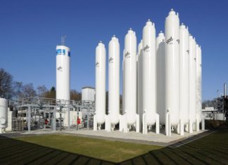 Kyrogene Wasserstoffbevorratung bei -250°C und Einspeicherung von Wasserstoff bei 300 bar