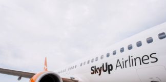 SkyUP-Airlines landet nun auch in Memmingen: Die ukrainische Airline SkyUp verbindet den Allgäu Airport mit Kiew.