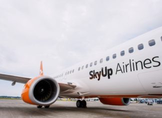 SkyUP-Airlines landet nun auch in Memmingen: Die ukrainische Airline SkyUp verbindet den Allgäu Airport mit Kiew.