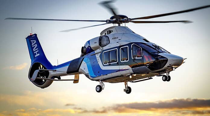 Erste H160 für Japan absolviert Jungfernflug Airbus Helicopters H160 für All Nippon Helicopter (ANH)