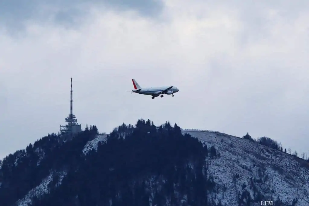 ATRA während der Flugversuche in Salzburg