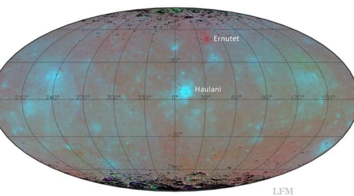 Dawn-Mission: Ungewöhnliche Blaufärbung des Planeten Ceres Blaues Oberflächenmaterial auf Ceres