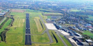 Flughafen Dortmund Luftaufnahme