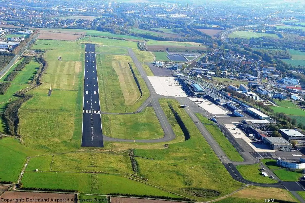Dortmund Airport Luftaufnahme