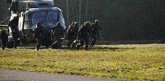 Fallschirmjäger der Reserve aus der 11. Kompanie des Fallschirmjägerregiments 31