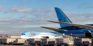 787 Dreamliner am Flughafen Stuttgart