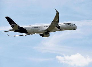 Lufthansa A350 Rekordflug