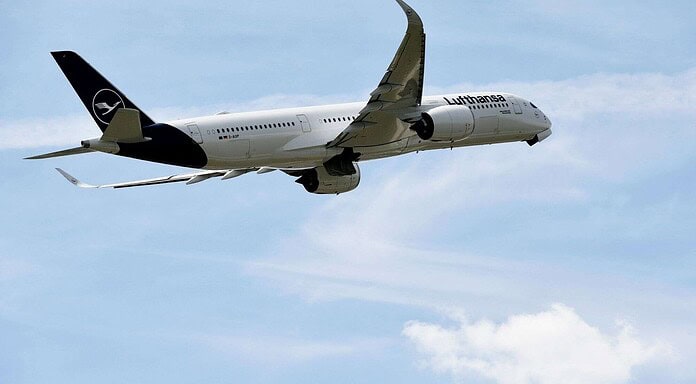 Lufthansa A350 startet zum Rekordflug um die halbe Welt Lufthansa A350 Rekordflug