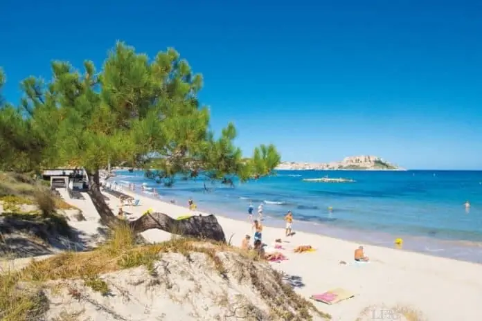 Calvi an der Nordwestküste der französischen Insel Korsika