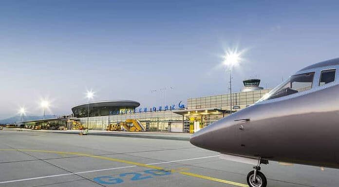 Flughafen Graz verzeichnet Passagierrückgang von 81% Flughafen Graz, Terminal und Vorfeld