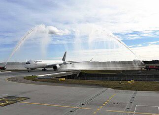 Lufthansa A350 Rekordflug