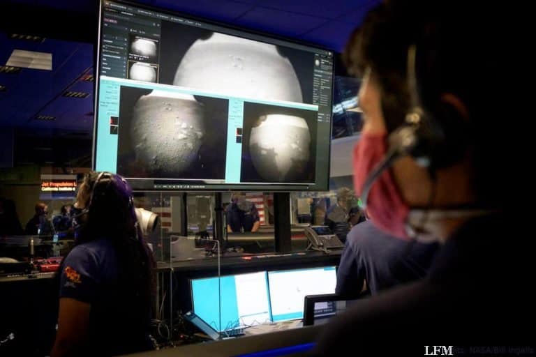 Landung des Rovers Perseverance der NASA auf dem Mars