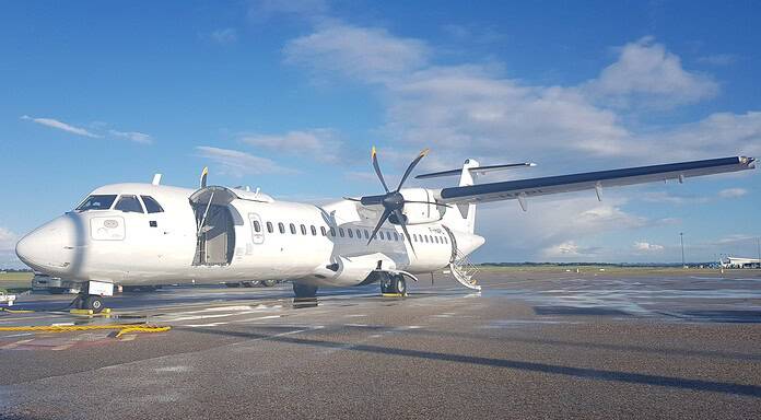 Green Airlines startet Flugbetrieb von Paderborn nach Sylt Für die Flüge nutzt Green Airlines ein Flugzeug vom Typ ATR 72-500 der Chalair Aviation mit Platz für 70 Passagiere