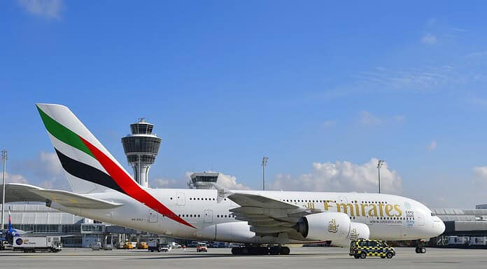 Emirates-Flaggschiff A380 kehrt nach München zurück Emirates A380 in München