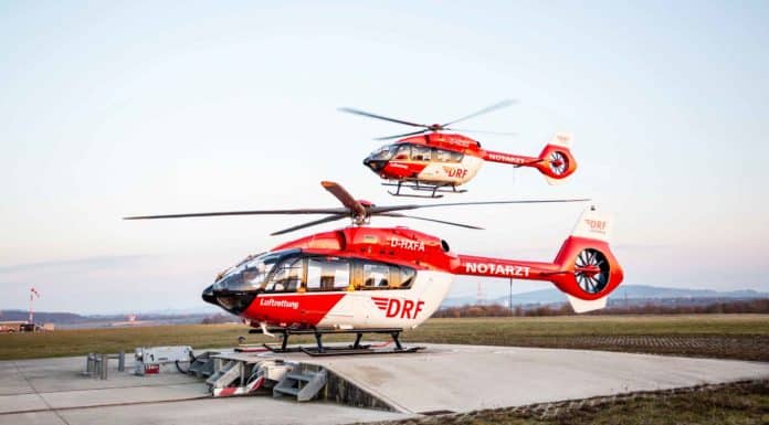 DRF stellt H145 mit Fünfblattrotor in Stuttgart in Dienst H145 mit Fünfblattrotor