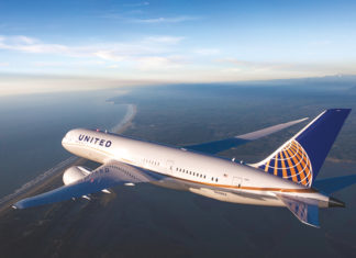 United Airlines B787 Dreamliner