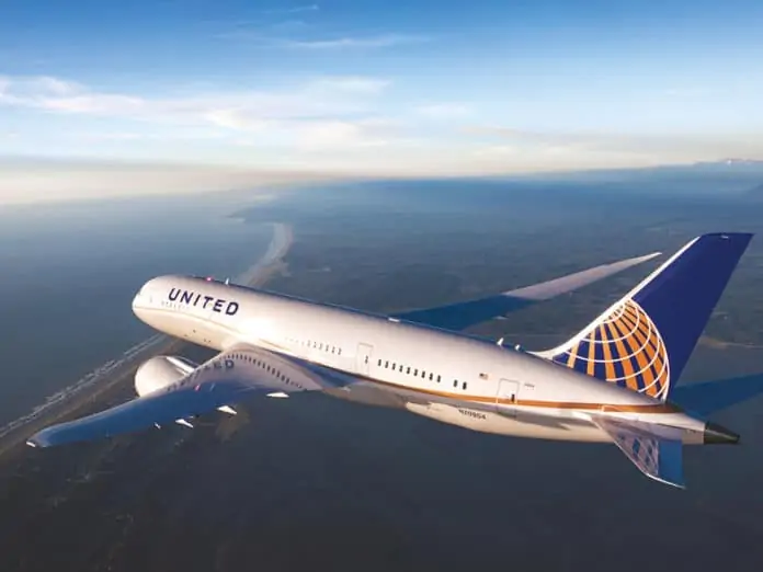 United Airlines B787 Dreamliner