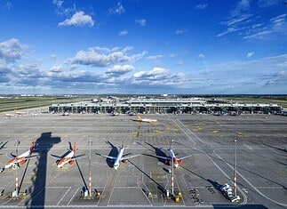 Flughafen BER Vorfeld