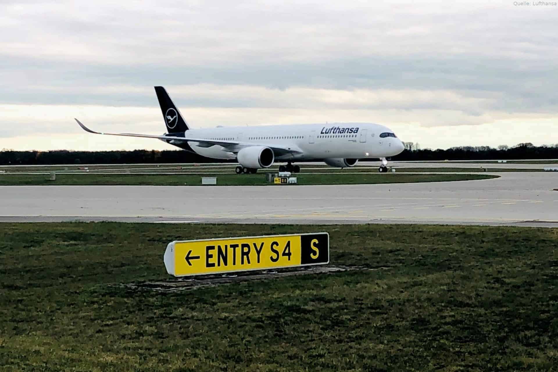 Airbus A350-900 startet zum Falkland-Flug