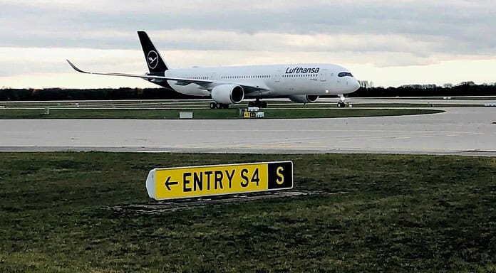 Airbus A350 startet mit Polarforschern zum Falkland-Extremflug Airbus A350-900 startet zum Falkland-Flug
