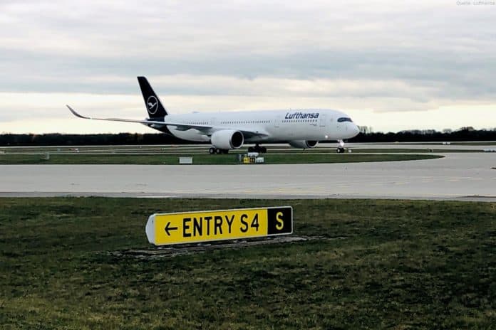 Airbus A350-900 startet zum Falkland-Flug
