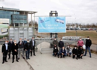 A321 XLR Langstreckenjet bekommt Teile von RUAG