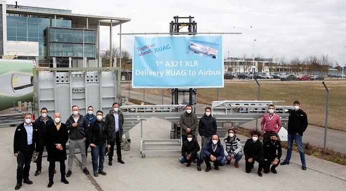 A321 XLR Langstreckenjet bekommt Teile von RUAG A321 XLR Langstreckenjet bekommt Teile von RUAG