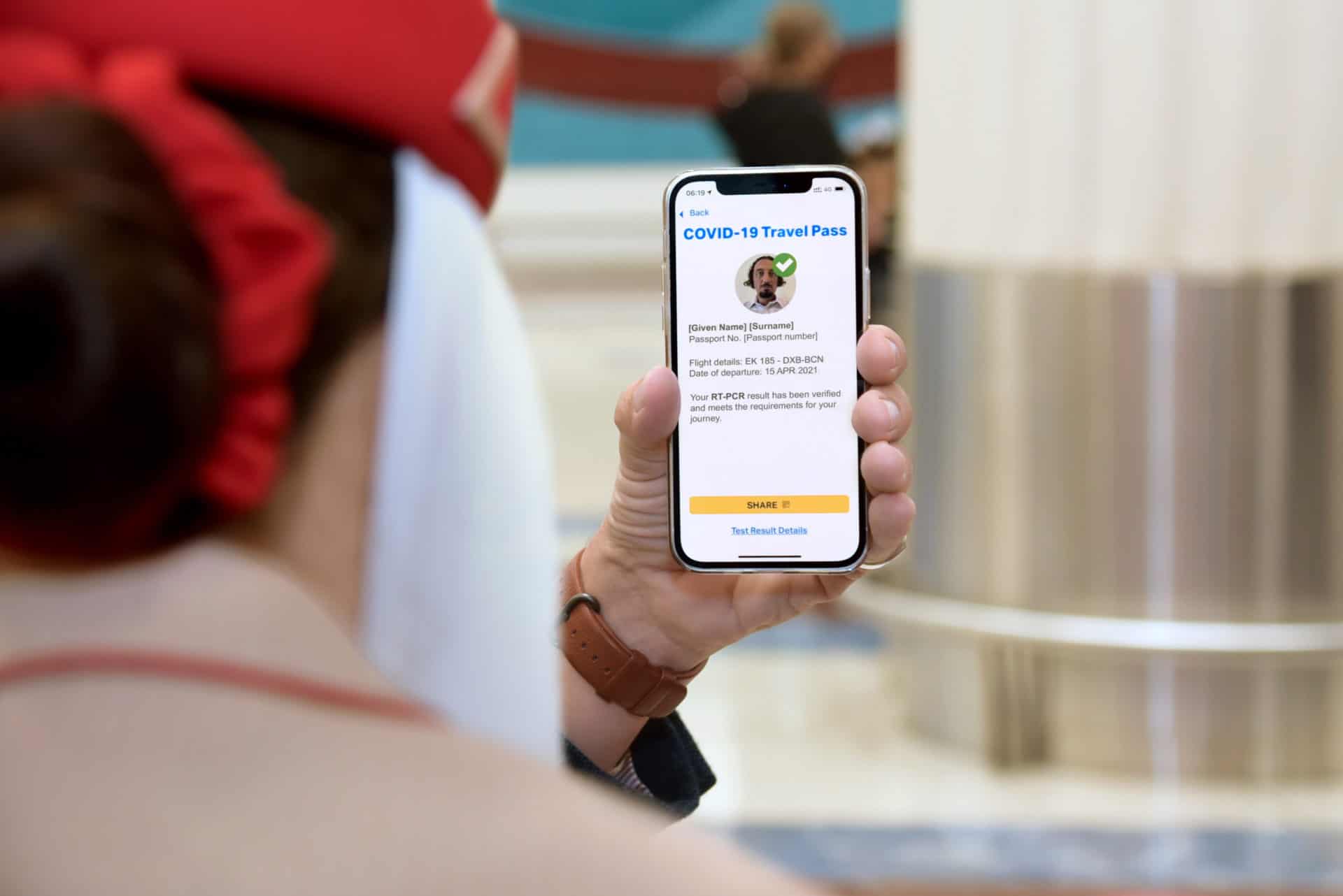 Emirates IATA COVID-19 Travel Pass