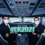 Emirates Sonderflug EK2021 Cockpit-Crew