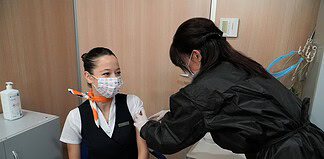 SuxExpress-Crews erhalten Impfung