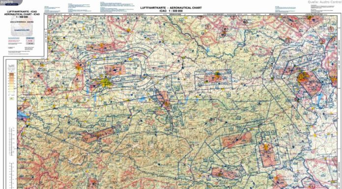 Austro Control issues Digital ICAO Aeronautical Chart Digital aeronautical chart from Austro Control – ICAO 1:500,000
