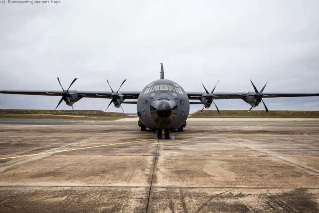 C-130J Hercules am Fliegerhorst Évreux in der Normandie