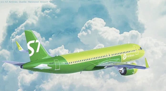 S7 Airlines fliegt ab Mai die Strecke Hannover – Moskau S7 Airlines fliegt Hannover – Moskau