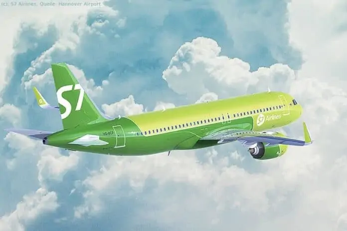 S7 Airlines fliegt Hannover – Moskau