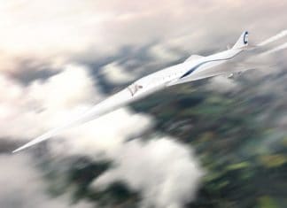 Überschall-Flugzeug der Zukunft: Erster Entwurf eines Business-Jets, der mit Überschallgeschwindigkeit fliegen kann, aus dem SENECA-Projekt.