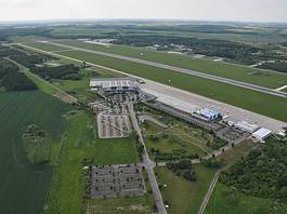 Flughafen Rostock-Laage, Luftbild