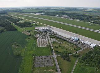 Flughafen Rostock-Laage, Luftbild