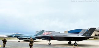 Kampfflugzeug des Typs F-35A Lightning II
