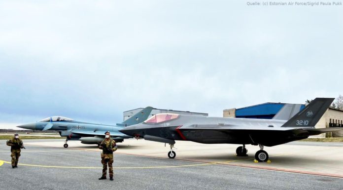 Bundeswehr beendet QRA für NATO im Baltikum Kampfflugzeug des Typs F-35A Lightning II