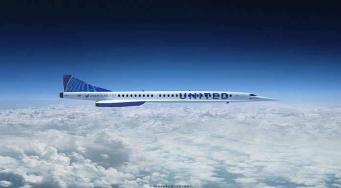 United Airlines kauft Overture-Überschallflugzeuge von Boom Supersonic Overture-Überschallflugzeug von Boom Supersonic