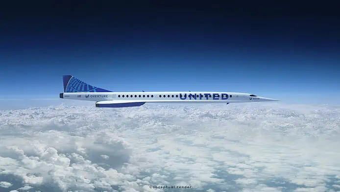 Overture-Überschallflugzeug von Boom Supersonic