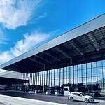 Passagierterminal am Flughafen Ljubljana