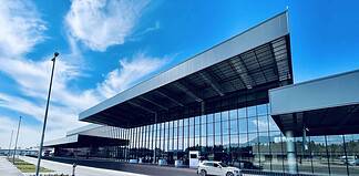 Passagierterminal am Flughafen Ljubljana