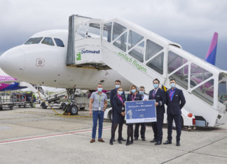 Erstflug nach Marrakesch ab Dortmund Airport, Wizz Air
