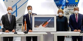 Rakete SLS mit Teilen von MT Aerospace aus Bayern